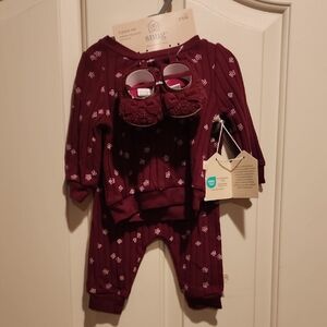 Snug Kids Burgundy Matching Set